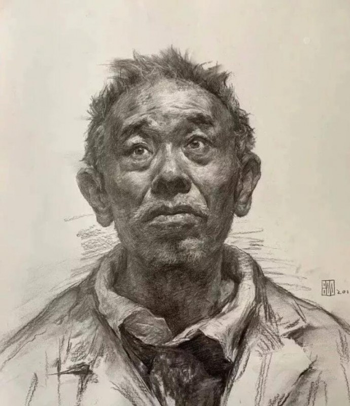 素描頭像中的黑白灰關系，有四點知識！
