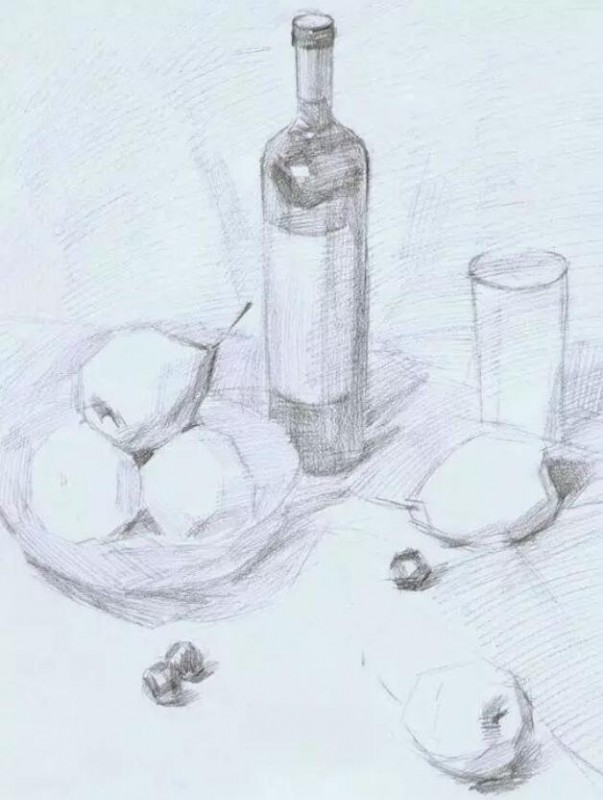 教你畫一組素描靜物，步驟超詳細