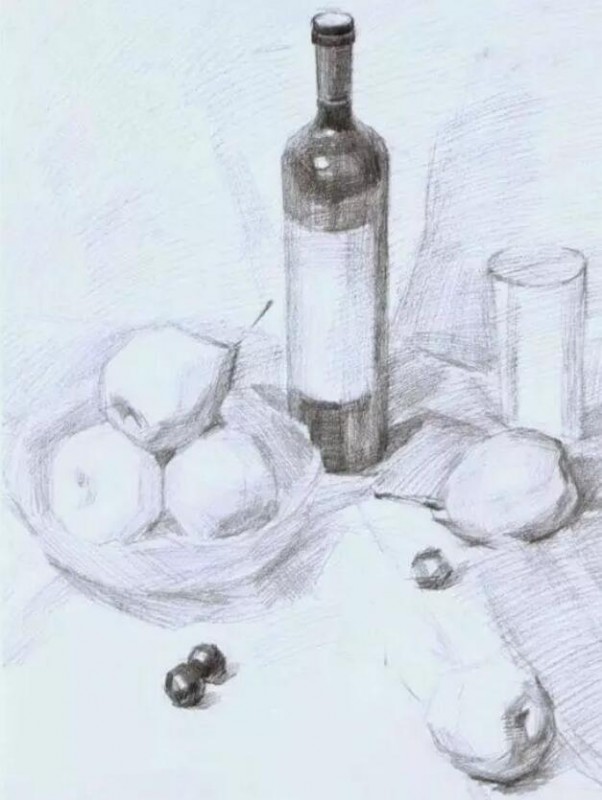 教你畫一組素描靜物，步驟超詳細